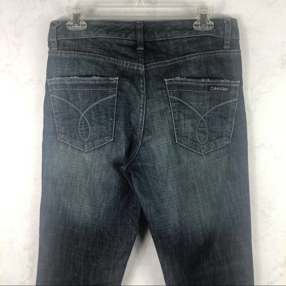 [CK] Distressed Boyfriend Jeans - Picture 2 of 4